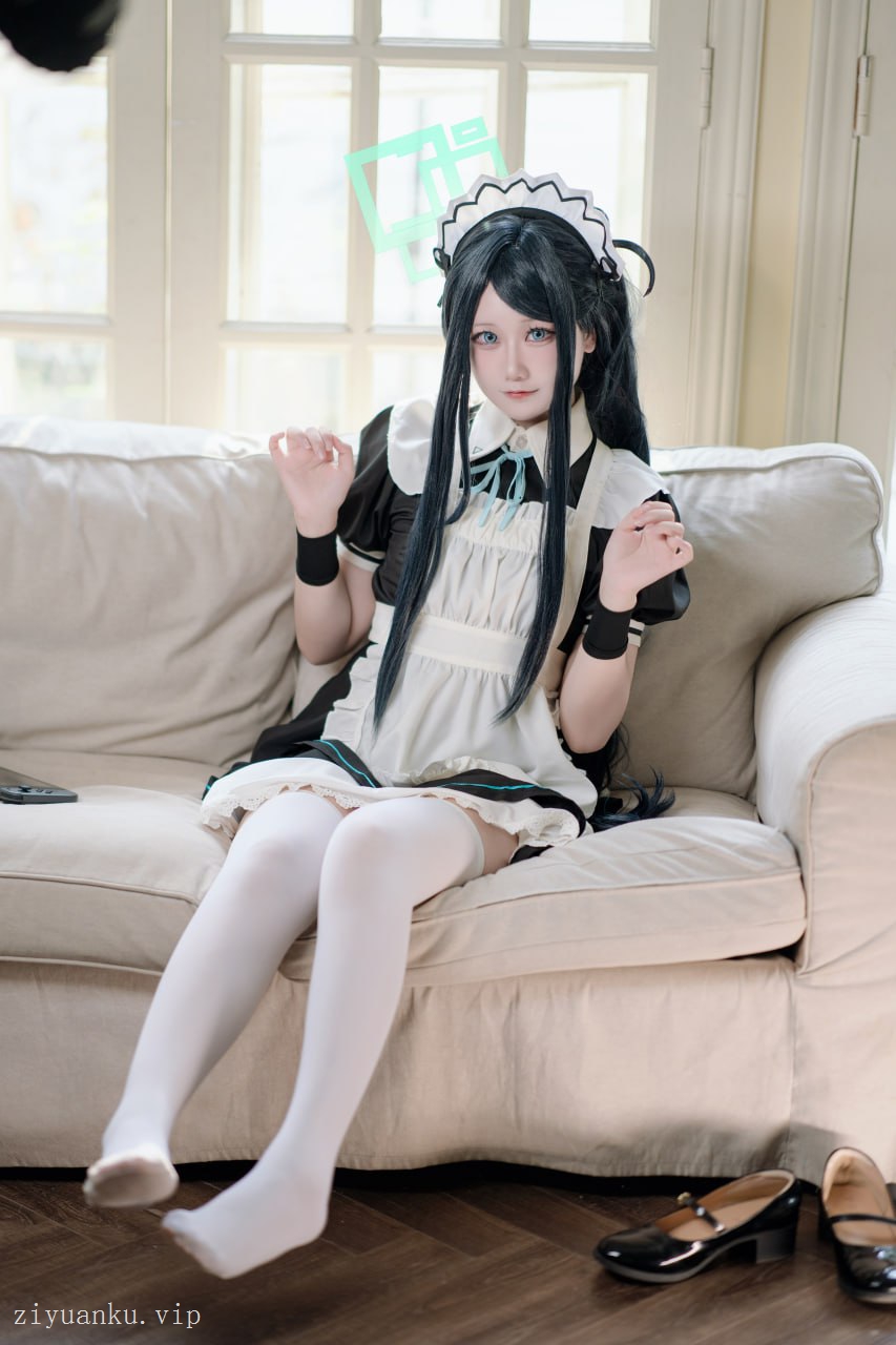 075 lunananya –  天童爱丽丝（女仆）#lunananya#女仆#白丝